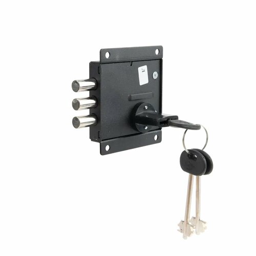 Замок накладной сувальдный ЗН4 80000 цвет серебристый 3533₽