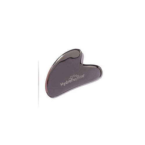 HydroPeptide Gua Sha Массажный скребок из нержавеющей стали natural jade gua sha scraping massage tool gua sha facial tool with black velvet bag used to prevent wrinkles spa anti aging