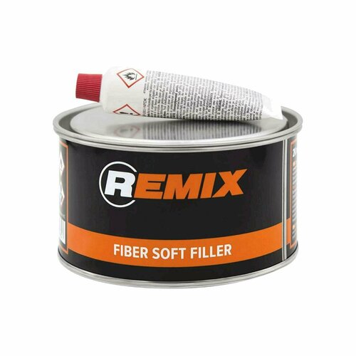 Шпатлевка автомобильная со стекловолокном Remix RM-FSF-900 Fiber Soft Filler 0,9 кг.