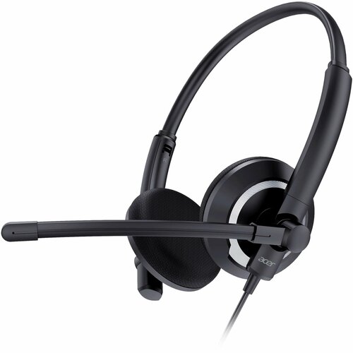Наушники с микрофоном Acer OHW307 черный 18м накладные оголовье ZL HDSEE002 209300₽
