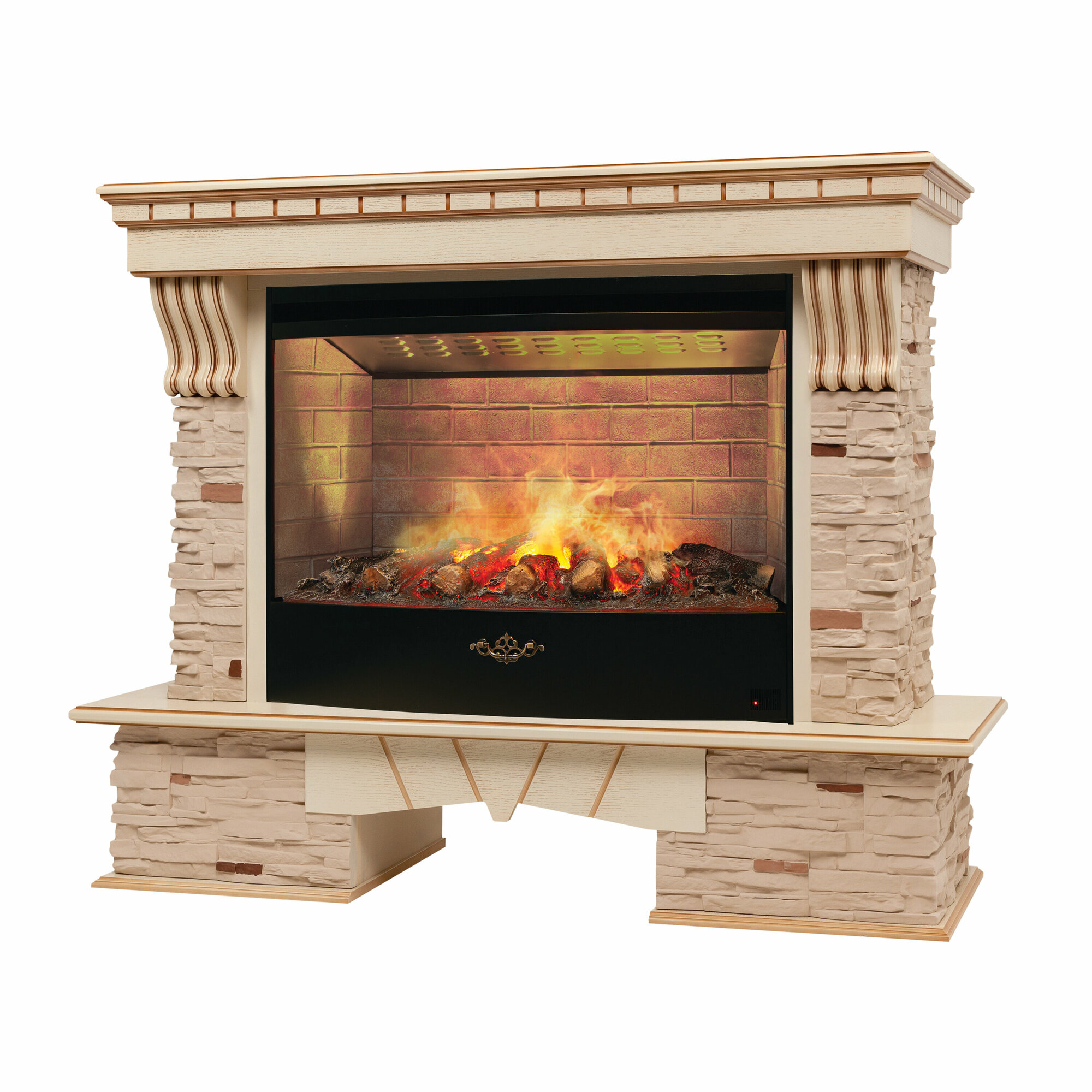 фото Электрокамин RealFlame Sorento 33 WT с Firestar 33 3D