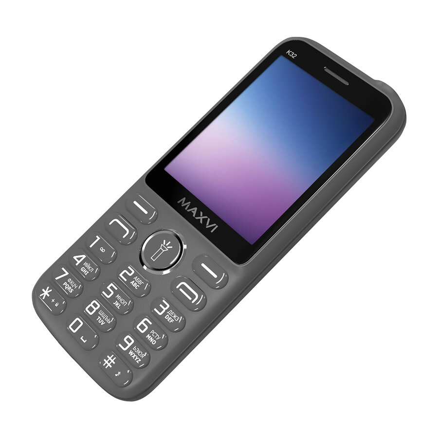 Телефон MAXVI K32, 2 SIM, grey