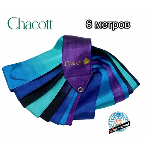 Лента для художественной гимнастики Chacott 6 м Градиент (779 Oscar Blue)