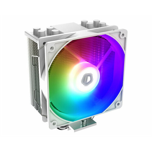 ID-COOLING SE-214-XT ARGB WHITE LGA1700/1200/115X/AM4 (16шт/кор, TDP 180W, PWM, 4 тепл. трубки прямого контакта, FAN 120mm, Addressable RGB LED, белый) кулер для процессора id cooling se 226 xt argb черный argb