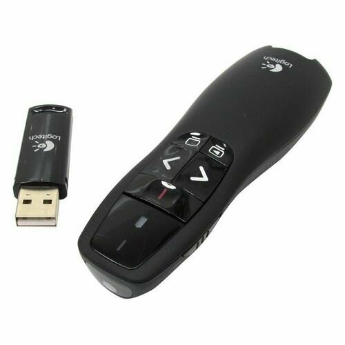 Презентер Logitech R400, [910-004252] черный