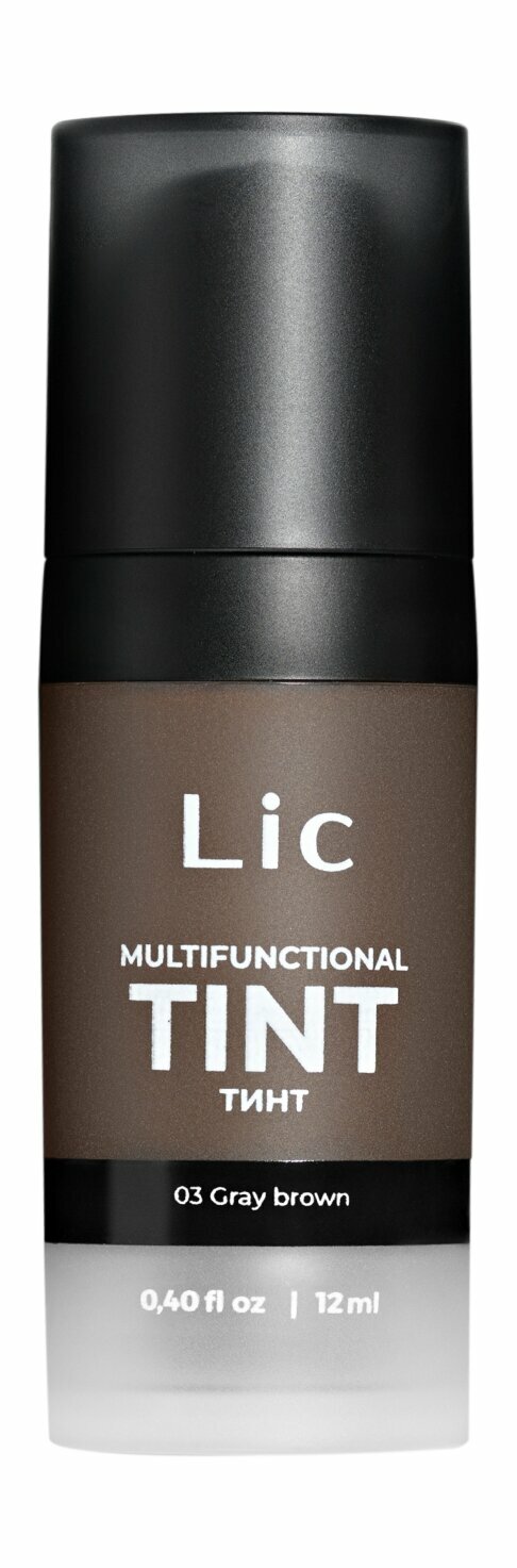 LIC Тинт многофункциональный, 12 мл, 03 Gray brown