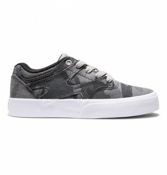фото Детские Кеды Dc Kalis Vulc Black Camo, Цвет серый, Размер 11M