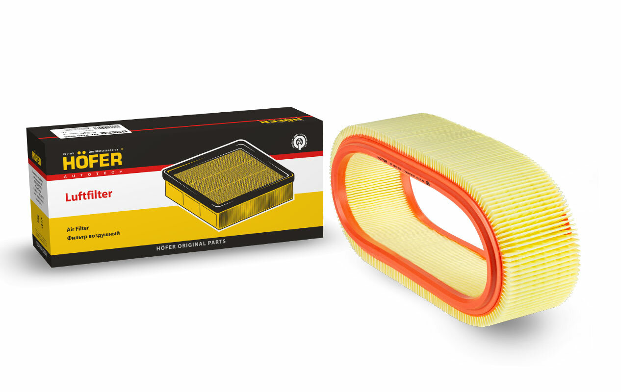 фото Фильтр воздушный Renault Logan 8V 04-12, Sandero 8V 07-12, Kangoo 97-07 Hofer без сетки