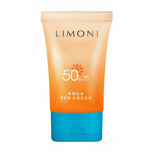 LIMONI Солнцезащитный крем Aqua Sun Cream SPF 50+РА++++, 50 мл солнцезащитный крем гель spf 50 ра limoni aqua sun gel 50 мл