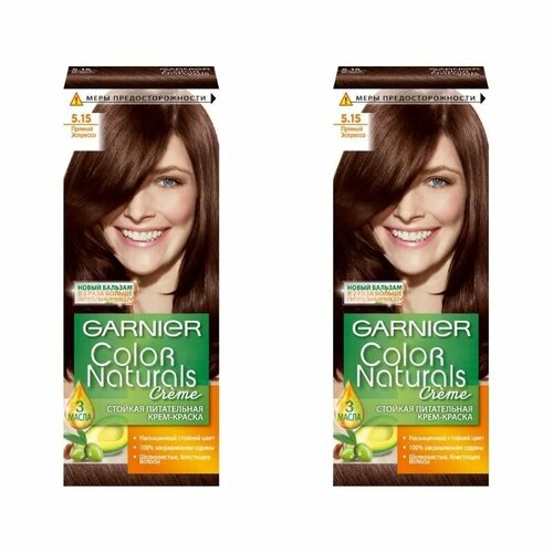 Крем-краска для волос Garnier Color Naturals 5.15 Пряный эспрессо, 110 мл, 2 шт.