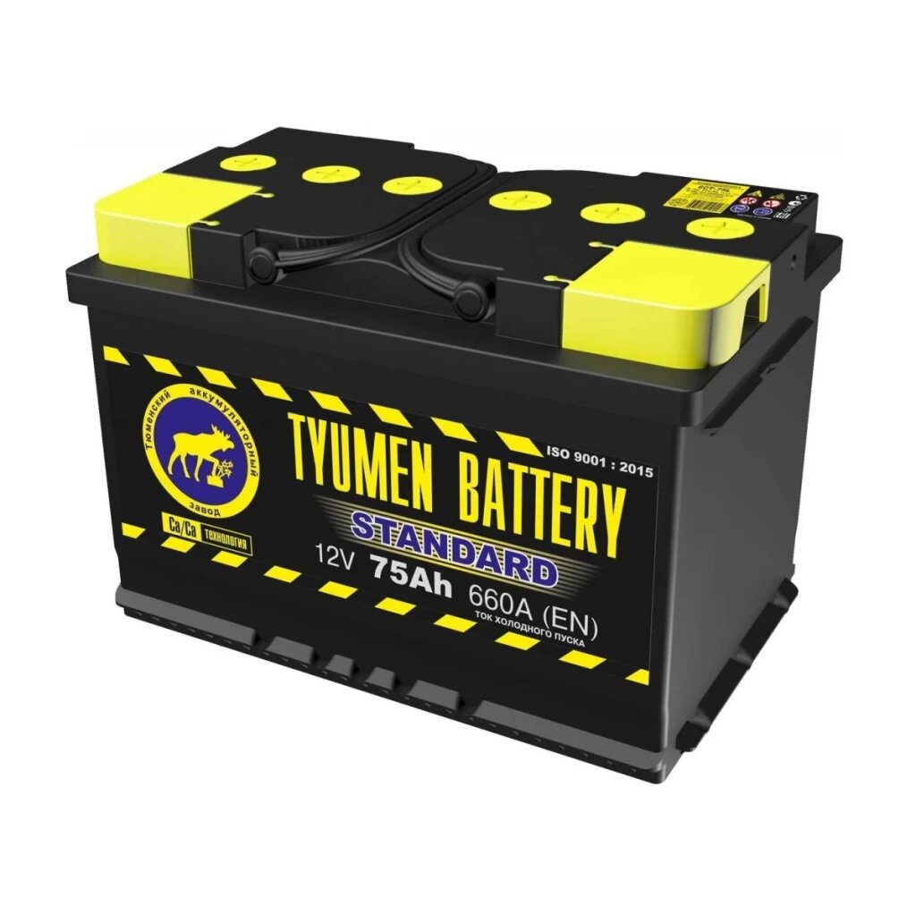 Аккумулятор TYUMEN BATTERY STANDARD 75 Ач 660А П/П TNS75.1