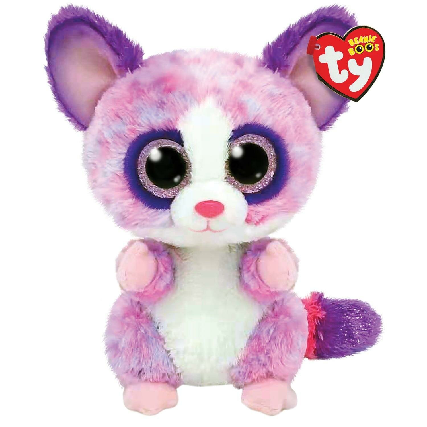 Игрушка мягкая TY Beanie Boo's Лемур BECCA 15см, 36395