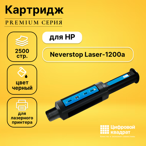 Картридж DS для HP Neverstop 1200a совместимый тонер cactus cs rk w1103a совместимый hp 103a w1103a черный 80 гр с чипом