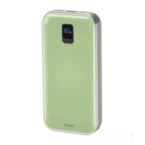 Внешний Аккумулятор WIWU JC-16 DUAL PORT USB C 20W ULTRA-FAST CHARGE Power Bank 10000 mAh GREEN