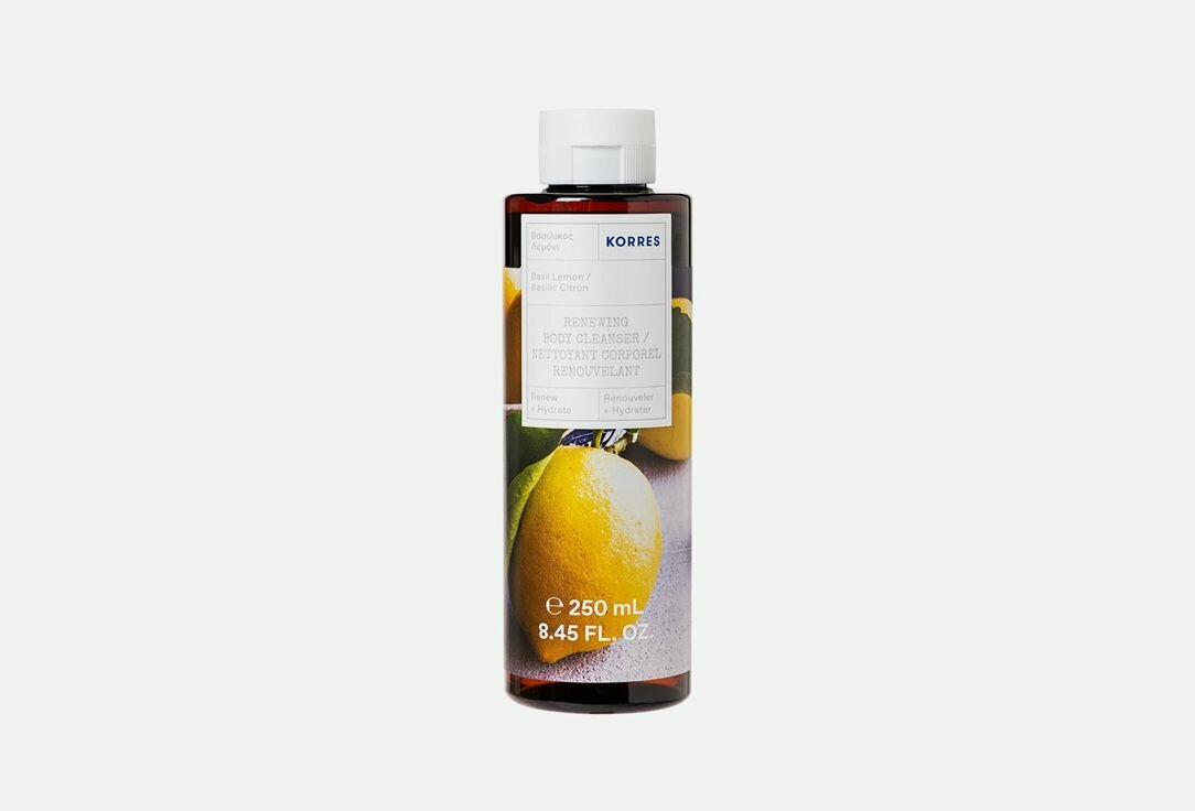 Гель для душа KORRES Basil Lemon Showergel-Body Cleanser