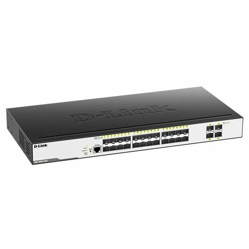 D-Link Коммутатор D-Link DGS-3000-28XSB1A Управляемый коммутатор 2 уровня с 24 портами 1000Base-X SFP и 4 портами 10GBase-X SFP 429613 3 DGS-3000-28XSB1A 52200₽
