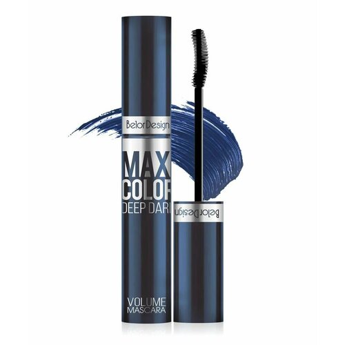 Тушь для ресниц Belor Design Maxi Color Объемная синяя 123 гр 536₽