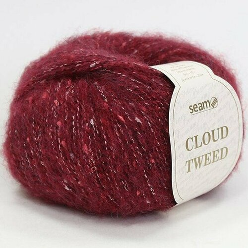 Пряжа Seam CLOUD TWEED 61068 вишня (2 мотка)