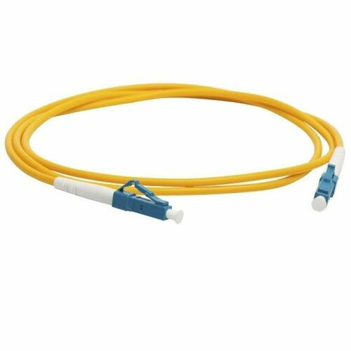 Патч-корд оптический (optic patch cord) LC/UPC-LC/UPC, одномодовый (singlemode, sm) 3 метров. 100mtr outdoor 8c tpu lc lc fiber optic patch cord waterproof 8 cores sm armored cpri cable singlemode ftth ftta jumper elink