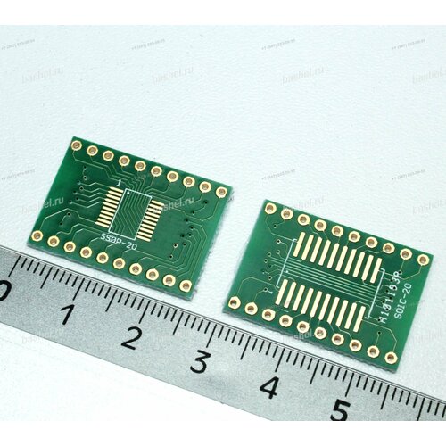 Плата-переходник SOIC-20 и SSOP-20 в DIP