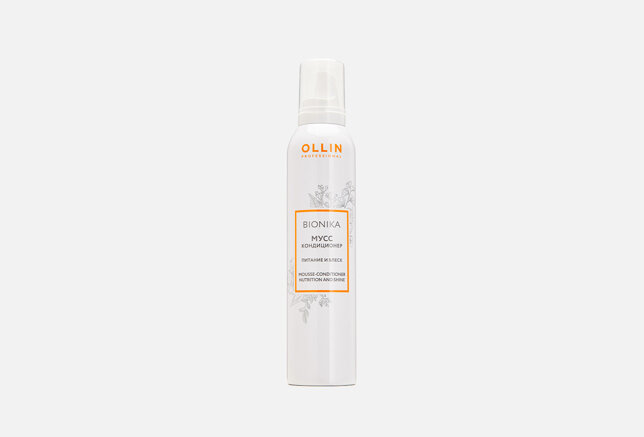 Мусс-кондиционер для волос Питание и блеск BioNika OLLIN Professional - фото №12