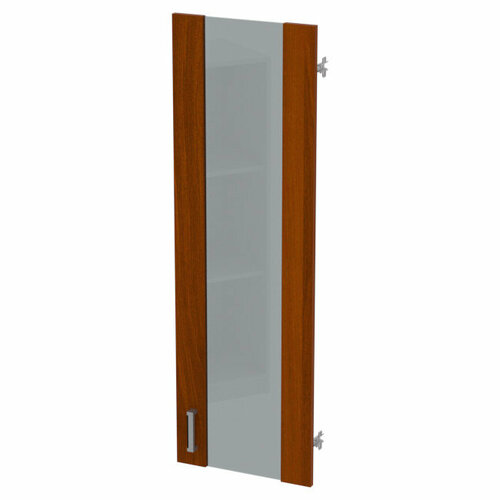 Дверь Меб-фф Дверь в рамке ДВ-62С-19 Орех Итальянский стекло графит 3021₽