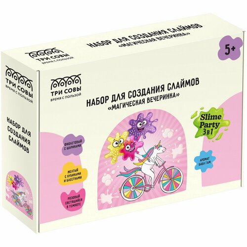 Набор для создания слаймов 3 в1 Slime party Магическая вечеринка 1123₽