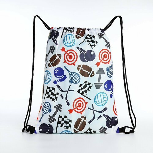 Мешок для обуви на шнурке цвет белыйразноцветный 467₽