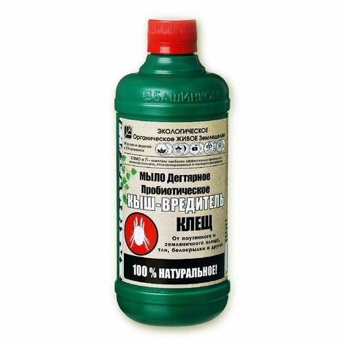 Мыло дегтярное Кыш-Вредитель Клещ для защиты от садовых вредителей 500 мл 505₽