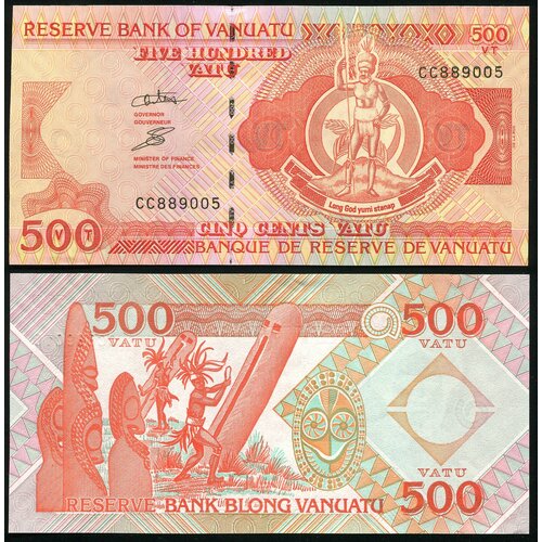 Вануату. 500 вату (Unc) 2010. Банкнота Кат. P.5c 10pcs lot souvenir gifts for united states 500 dollar bill america gold banknote 99 9% gold plated banknote collection banknote