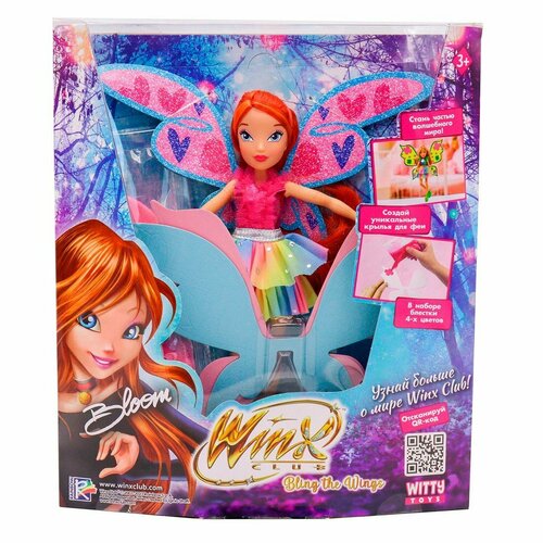 Кукла Bling the Wings Блум с крыльями и глиттером, 24 см Winx Club IW01312201 кукла winx club bling the wings блум с крыльями и глиттером 24 см winx club iw01312201