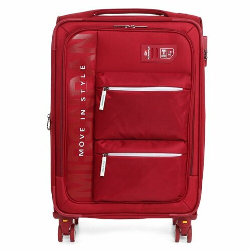 Чемодан MIRONPAN, бордовый чемодан mironpan 109 л размер l бордовый