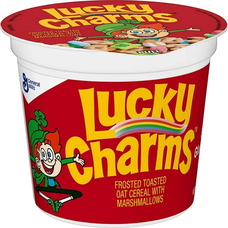 Lucky Charms сухой завтрак с машмеллоу в чашке 48г