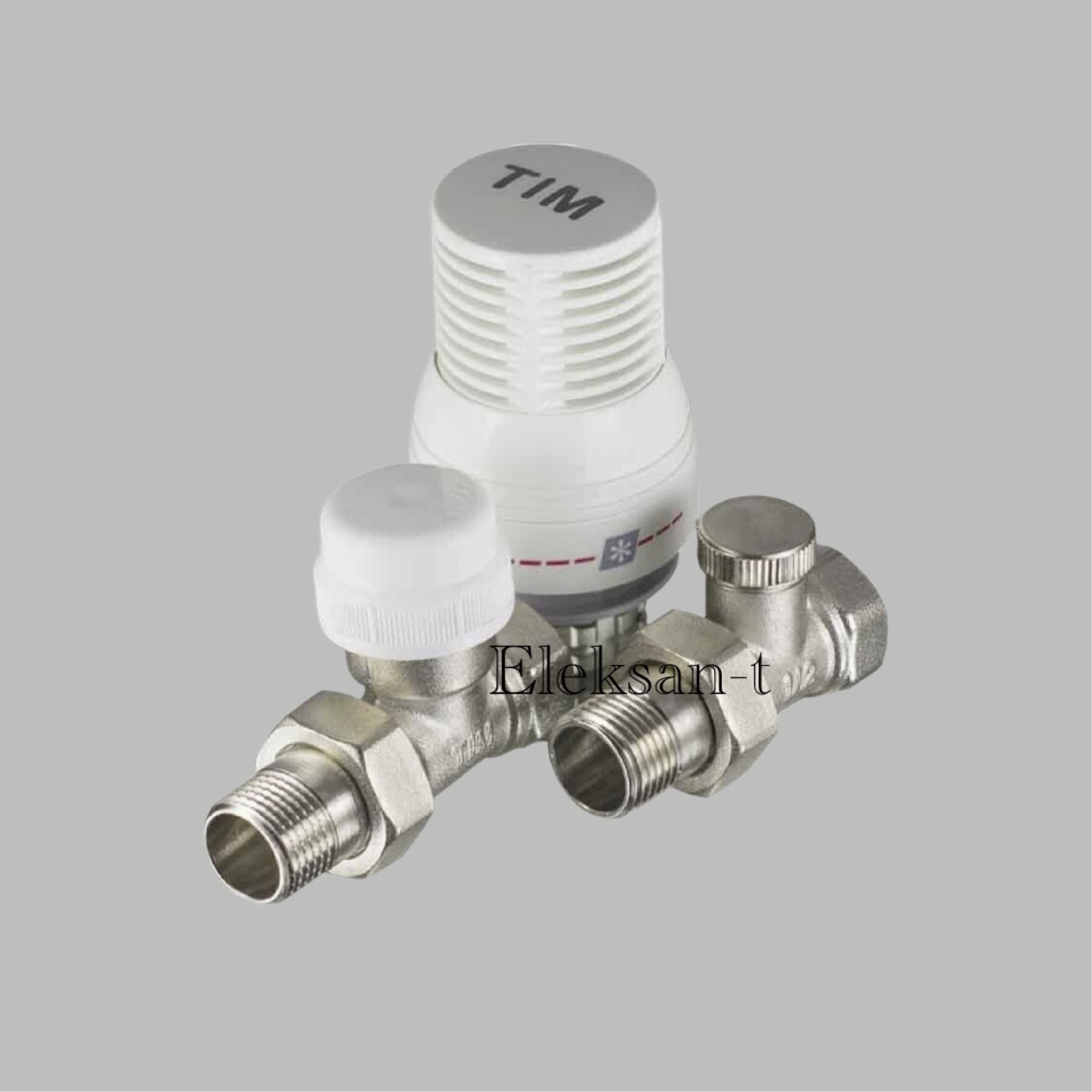 Термоголовка, вентиль, термостатический клапан Tim RVKD208.02 хром