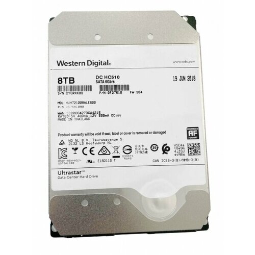 Жесткий диск HGST 0F27610 8Tb 7200 SATAIII 3,5 HDD жесткий диск hgst 0f23030 2tb 7200 sataiii 3 5 hdd