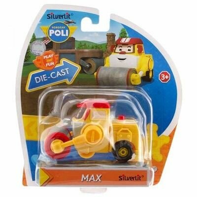 Silverlit Robocar Poli Металлическая машинка Макс 6 см, 83176