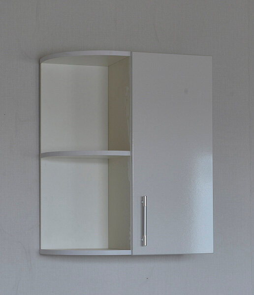 фото Шкаф торцевой белый металлик фасад МДФ (300*550) SANTREK HOME