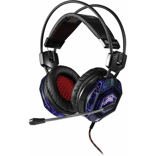 Наушники с микрофоном Оклик HS-L500G TOXIC черный 22м мониторные оголовье 472656 4647₽
