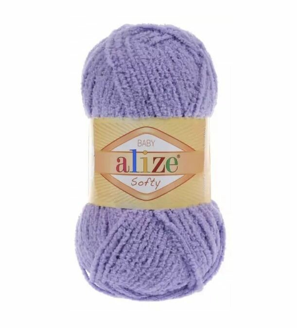 Пряжа Alize Softy 158 Ализе Софти, 100% микрополиэстер, 50 г, 115 м, 1 моток