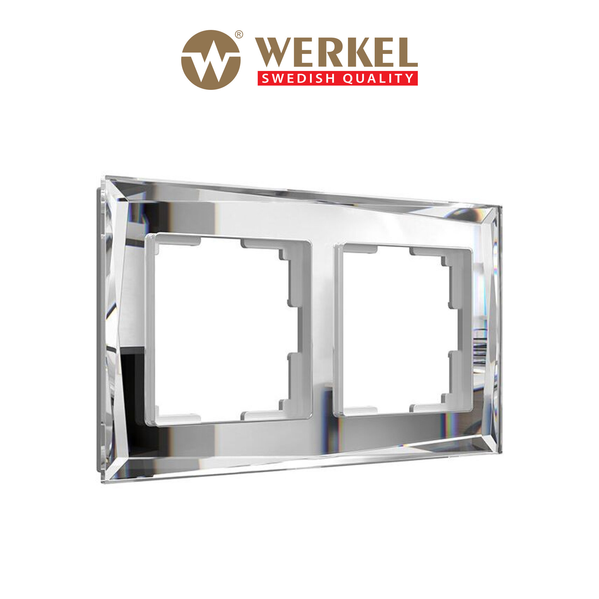 Рамка на 2 поста Werkel DIAMANT W0021208 4690389158810 - фото №1