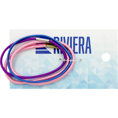 Резинки для волос RIVIERA d45см в ассортименте Арт 5440604 4шт 210₽