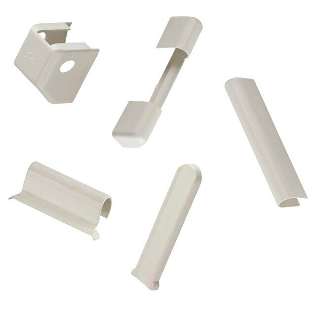 Набор декоративных накладок на оконные петли ПВХ белый 2 комплекта