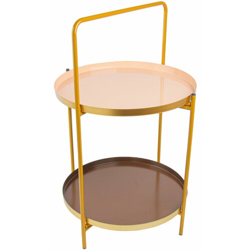 Приставной столик круглый 374x59 см золотой 11846₽