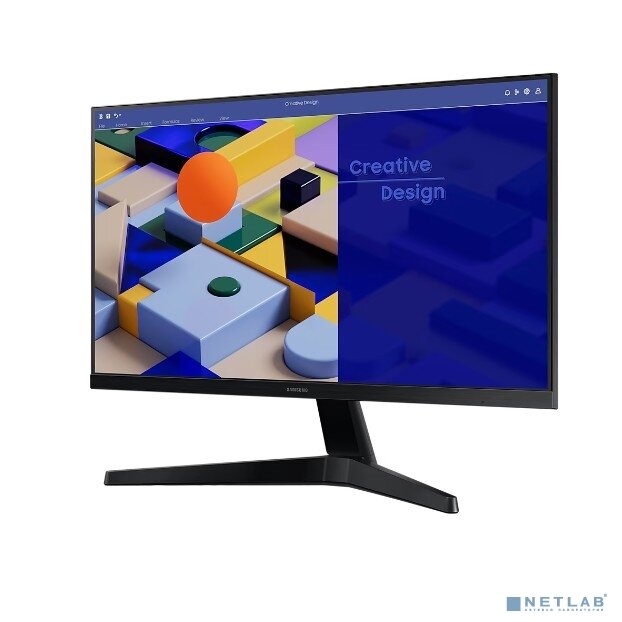 Samsung Монитор LCD Samsung 23.8" S24C312EAI черный IPS 1920x1080 75Hz 5ms 250cd 1000:1 D-Sub HDMI LS24C312EAIXCI чёрный