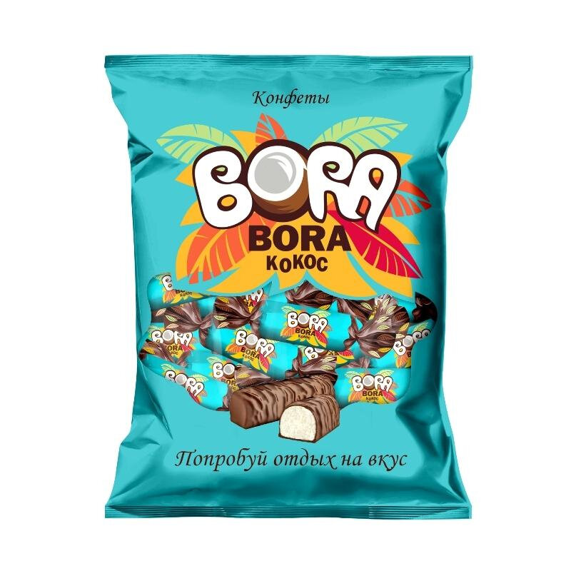 Конфеты шоколадные Bora-Bora шоколадные кокос, 200 г