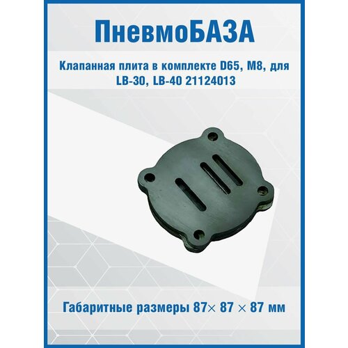 Клапанная плита в комплекте D65, M8, для LH-20, LB-30, LB-40 21124013