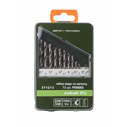 +ДТ Набор сверл по металлу 13 шт 211213