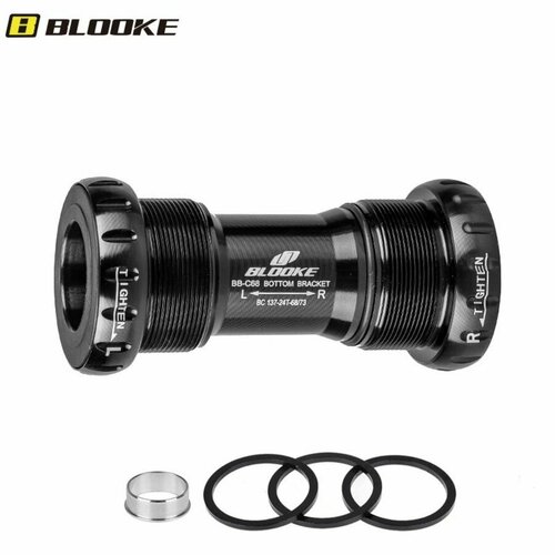 Каретка hollowtech 2 BLOOKE BB52 Черная