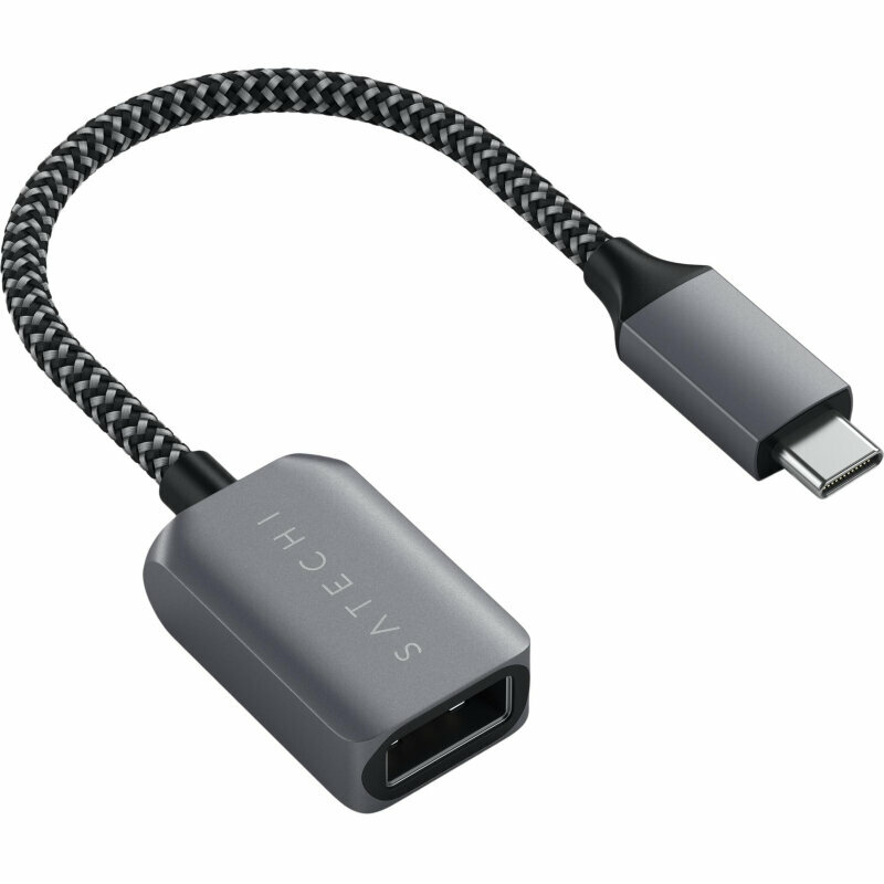 Кабель адаптер Satechi USB-C to USB 3.0. Цвет серый космос, 2031188