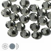 Стразы термоклеевые Xirius 8+8 граней SS20 (4,6-4,8 мм) HF20-12 цв. Black Diamond, уп.100шт